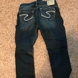Silver capris